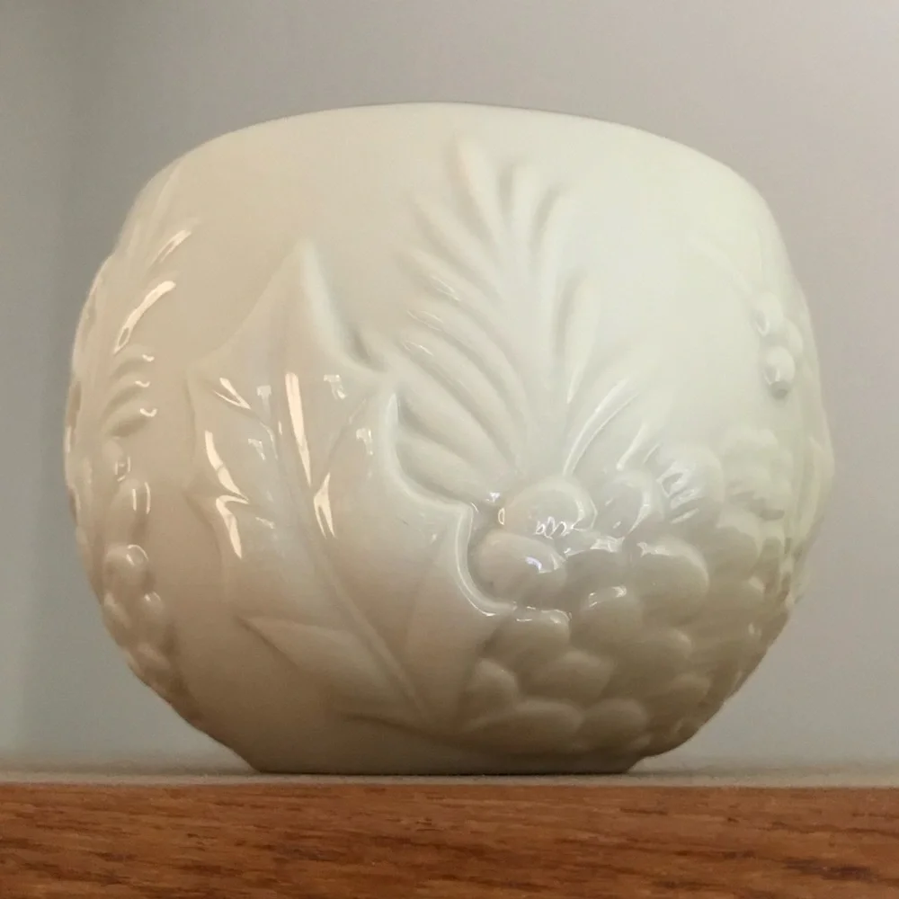 LENOX Holly and Pinecone Candle Votive